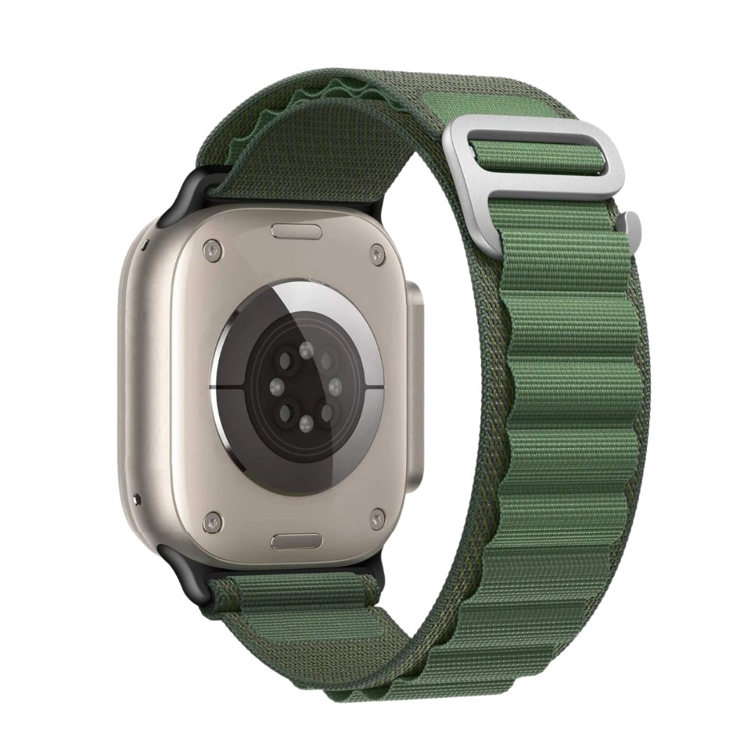 Correa apple 2024 watch verde militar