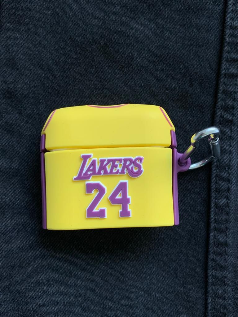 Protector AirPods PRO Lakers 24 Amarillo